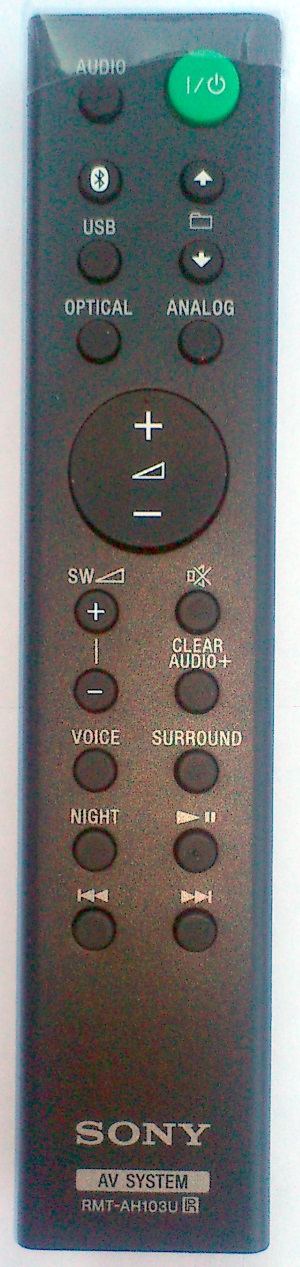 Sony RMT-AH103U original remote control  HT-CT80