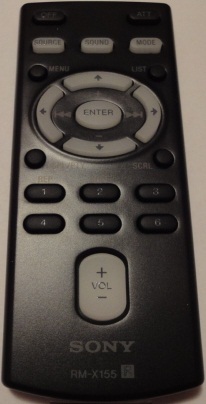 SONY RM-X155, RMX155 Original remote control CDX-CA850X,CDX-R6750