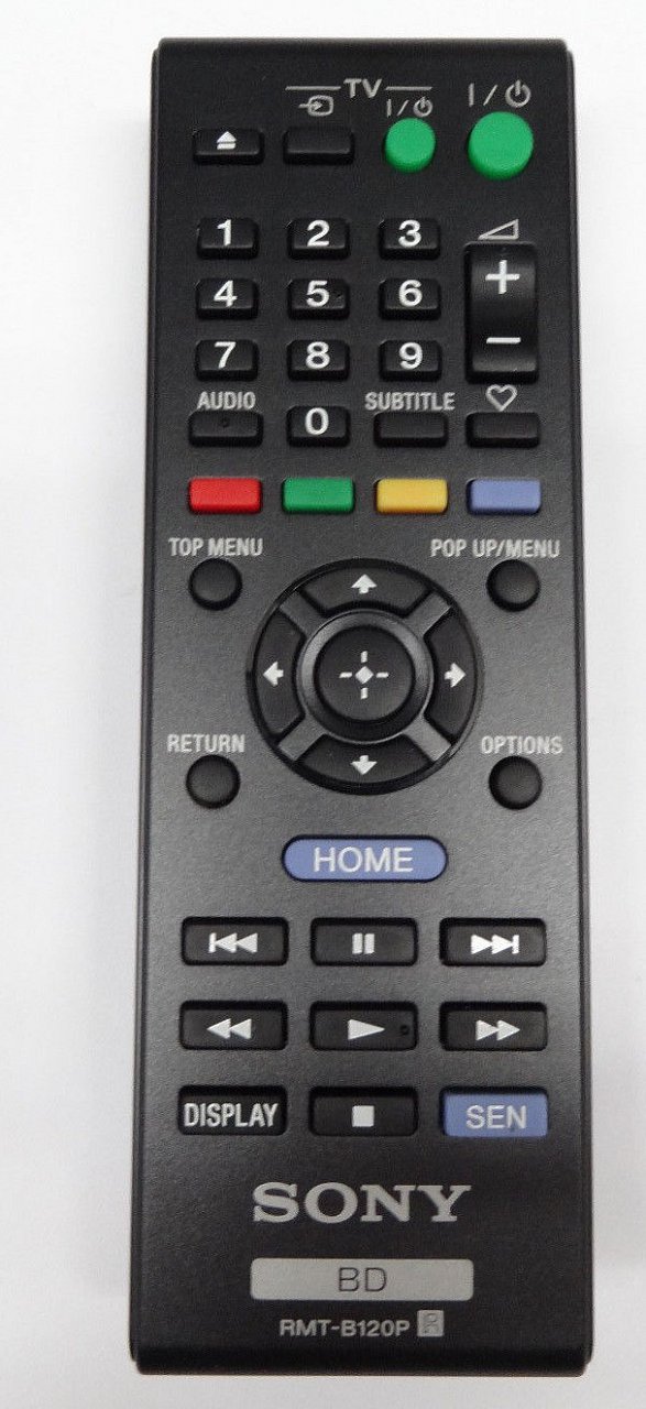 Sony RMT-B120P replacement remote control different look
