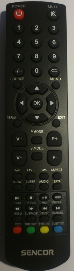 Sencor SLE1660M4 SLE 1660M4 replacement remote control different look
