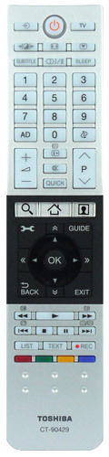 Toshiba CT-90430, CT-90429 replacement remote control different look