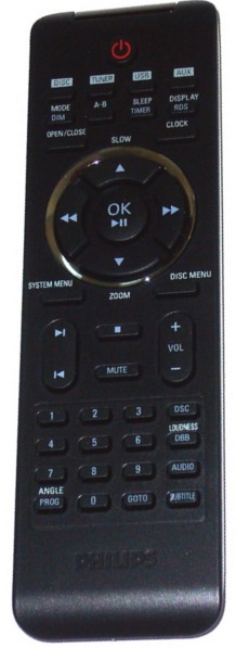Philips MCD712/12, MCD712 replacement remote control different look