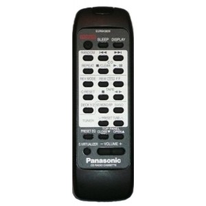Panasonic RX-ED77, EUR643826 replacement remote control different look