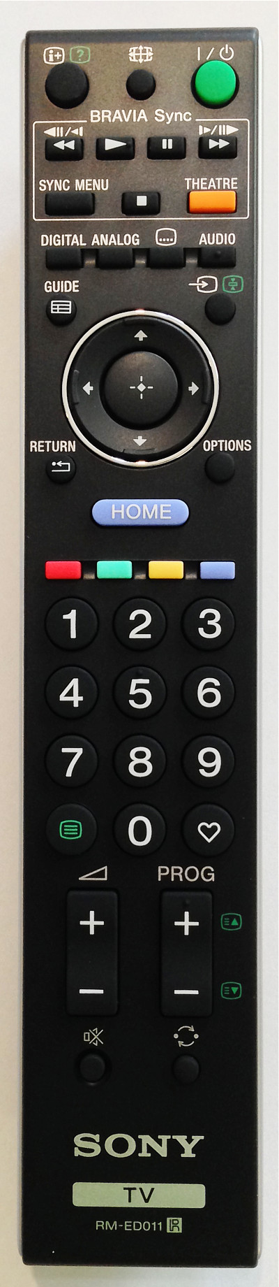 SONY RM-ED011,RM-ED011W replacement remote control different look
