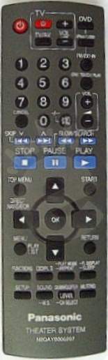 Panasonic N2QAYB000207 replacement remote control different look