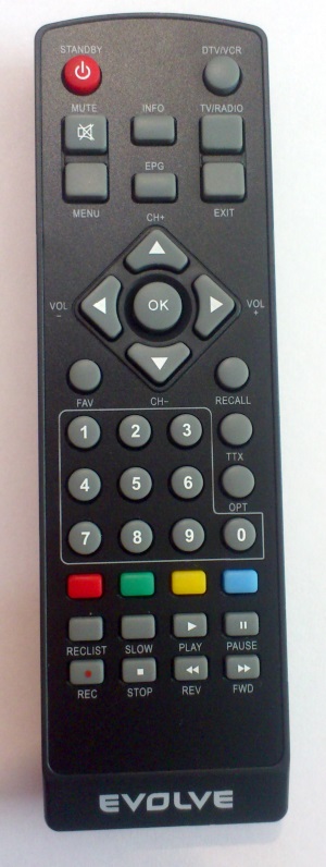 ECG DVS2060HD Evolve Apollo HD5050 original remote control