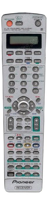 Pioneer AXD7436 original remote control