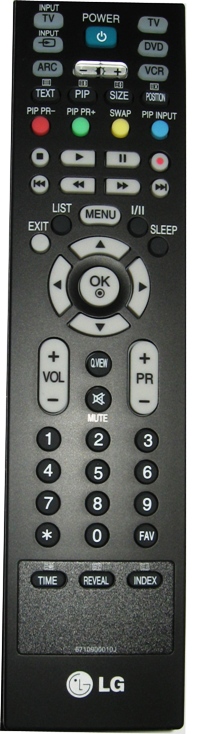 LG 6710900010J = 6710900010A = MKJ3202284 Original remote control