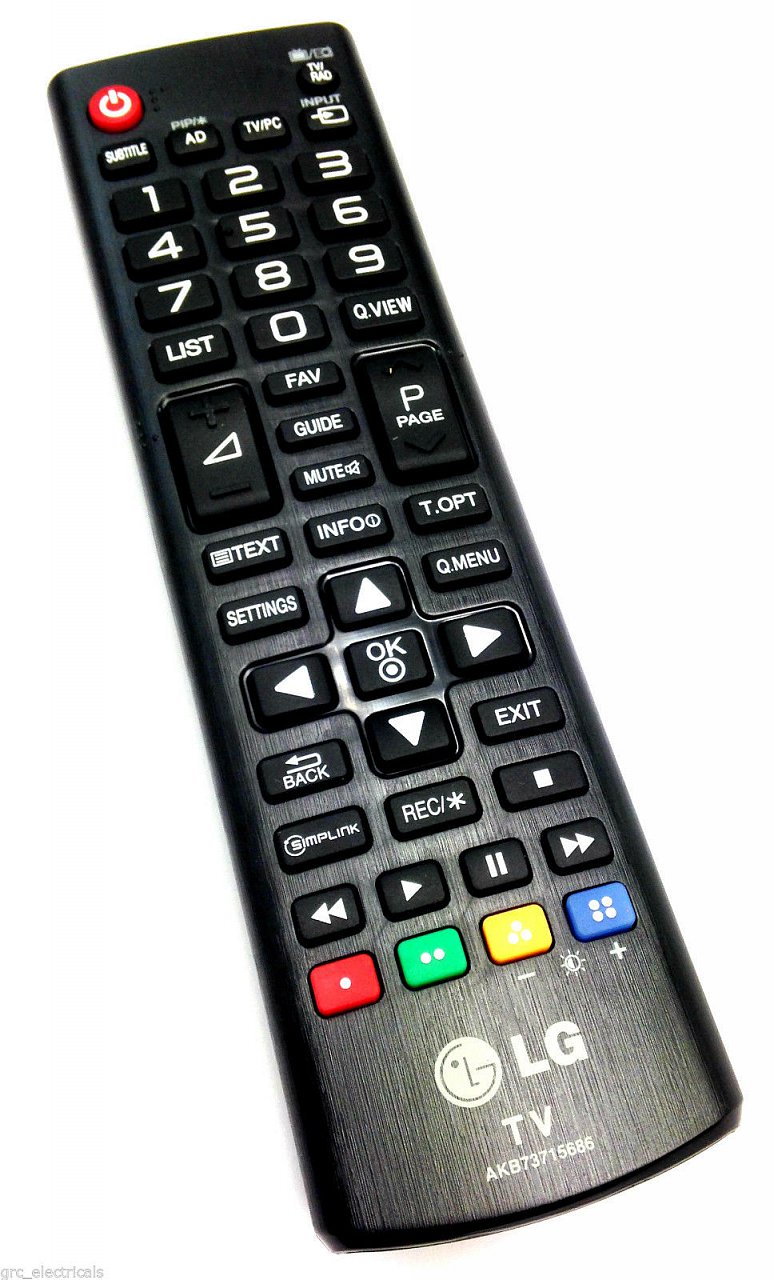 LG AKB73715686 replacement remote control different look