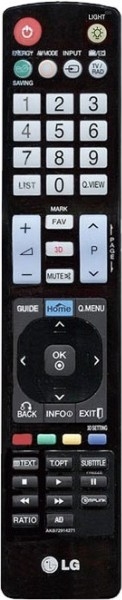 LG AKB72914048 replacement remote control different look