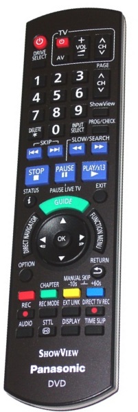 Panasonic N2QAYB000464 replacement remote control different look