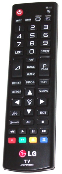 LG AKB73715603, AKB73715679 replacement remote control different look