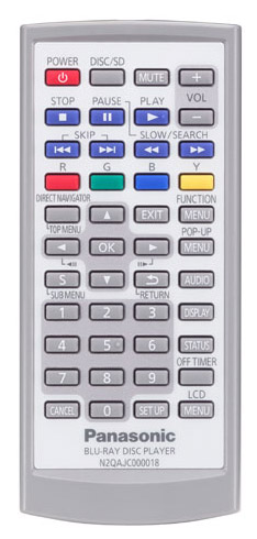 Panasonic N2QAJC000019 replacement remote control different look