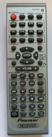 Pioneer XXD3101 replacement remote control different look
