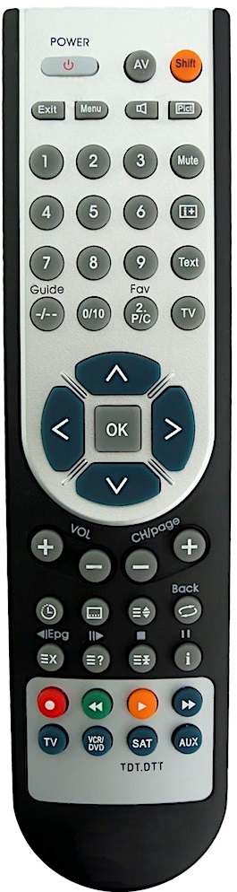 Finlux SR4200TX replacement remote control different look