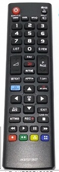 LG AKB73715637, AKB73715669 replacement remote control