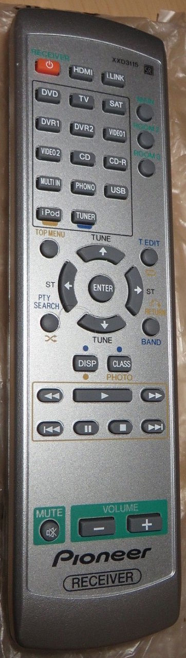 Pioneer XXD3115 original remote control VSX-AX4ASi