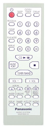 Panasonic N2QAYB000145 replacement remote control different look