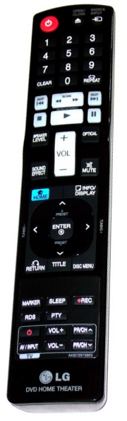 LG AKB72975903 replacement remote control different look
