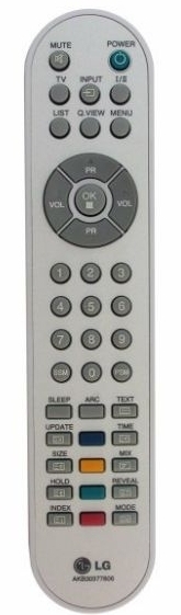 LG AKB30377808, AKB30377806, AKB30377807 replacement remote control different look