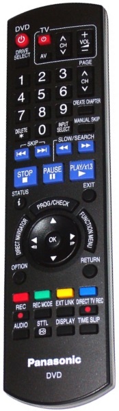 Panasonic N2QAYB000230 replacement remote control different look
