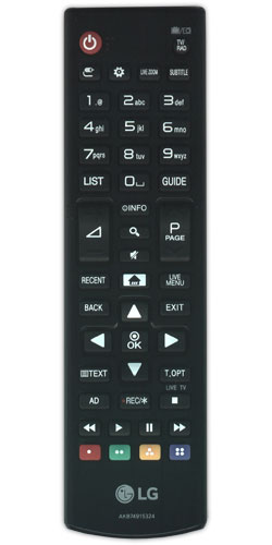 LG AKB74915324 replacement remote control different look