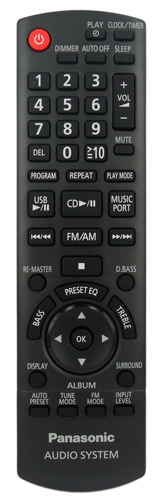 Panasonic N2QAYB000555 original remote control