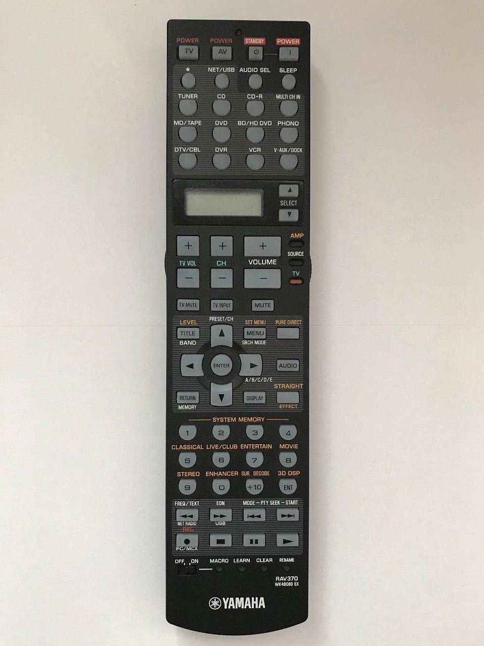 Yamaha RAV370 original remote control