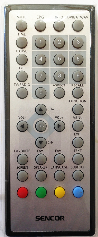 Sencor SPV6706 original remote control
