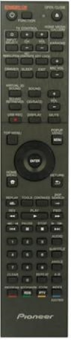 Pioneer AXD7655 replacement remote control different look