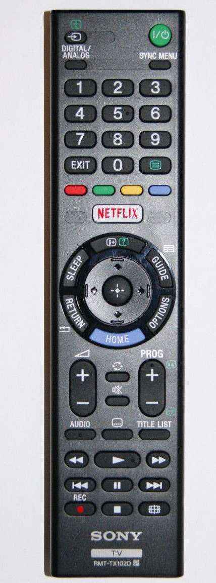 Sony RMT-TX102D replacement remote control different look