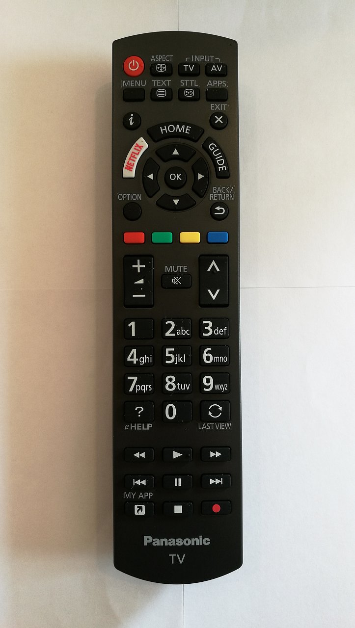 Panasonic N2QAYB001111 replacement remote control different look