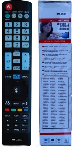 LG universal remote control - no need code