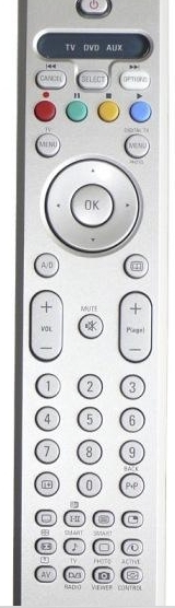 Philips RC4343, RC4347, RC4721 replacement remote control different look