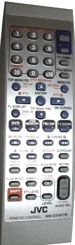 JVC RM-STHP7R replacement remote control different look