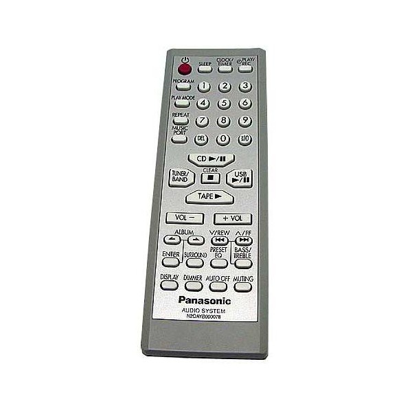 Panasonic N2QAYB000078 replacement remote control different look