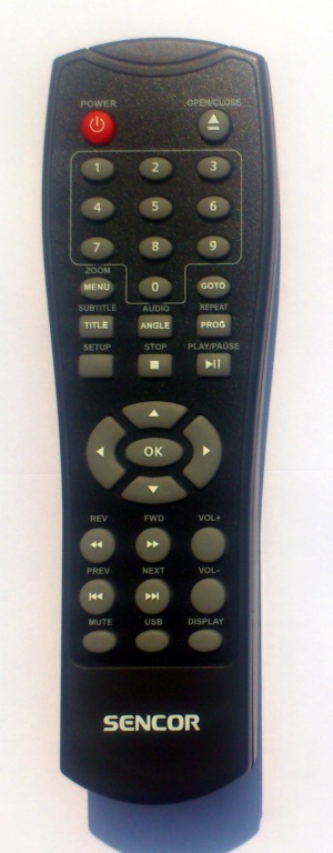 Sencor SDV7201H SDV7304H replacement remote control different look