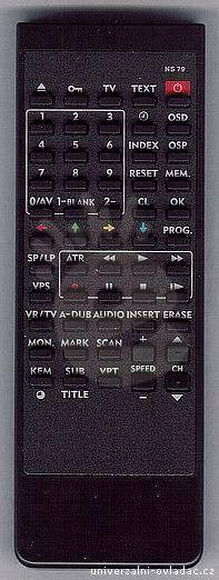 SANYO VCR - remote control A08014, B01300, B01302
